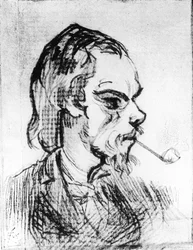 Portret van Paul Verlaine op 25-jarige leeftijd, 1869